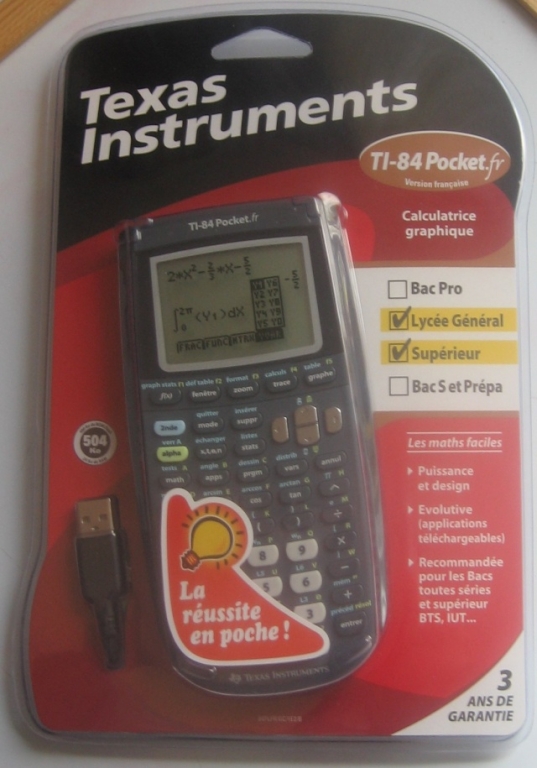 TI-84 Pocket.fr + emballage
