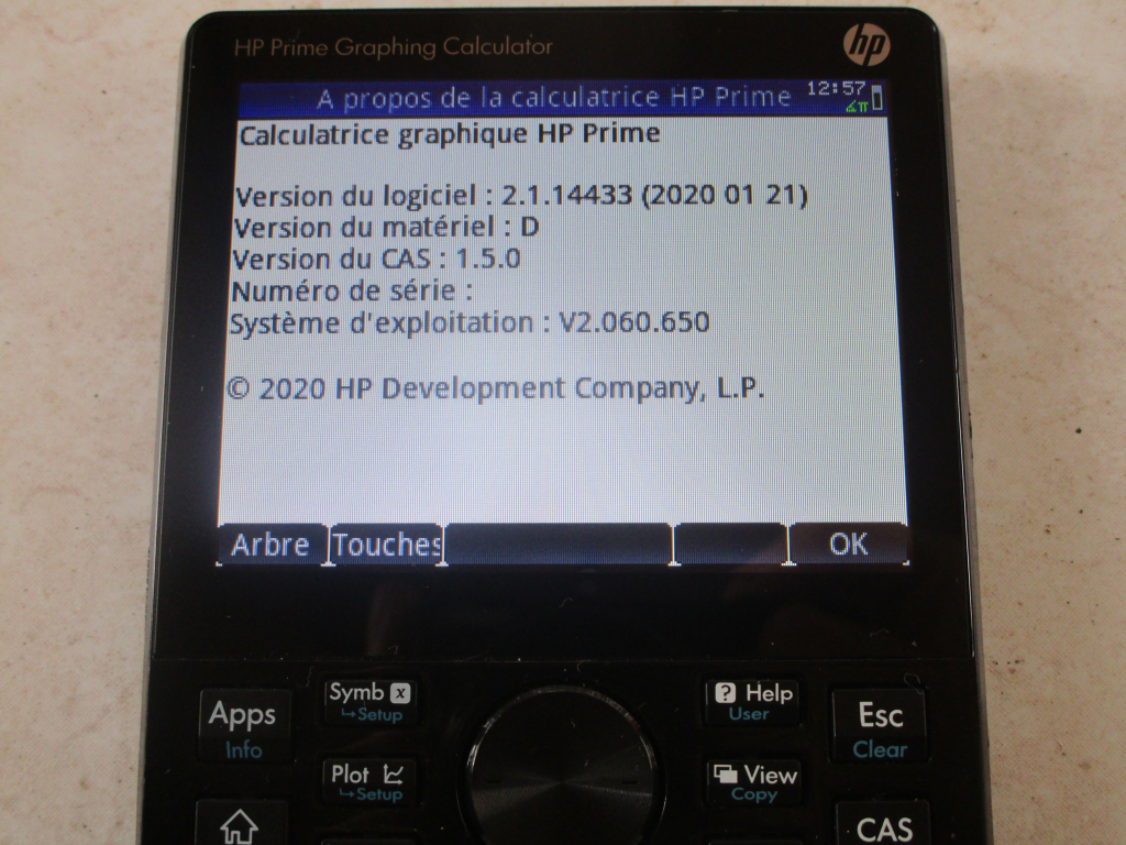 HP Prime G2 + 2.1.14433