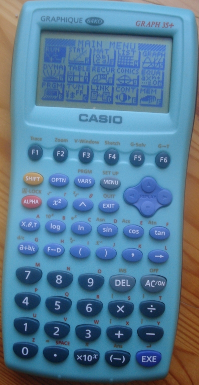 Casio Graph 35+ non-USB