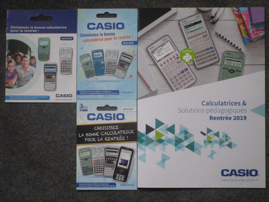 Catalogues Casio - concours 2020