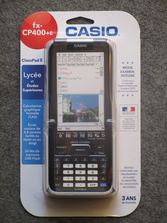 Casio fx-CP400+E - rentrée 2017