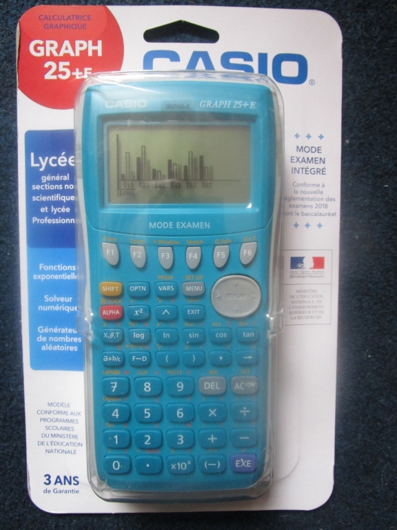 Casio Graph 25+E sous emballage