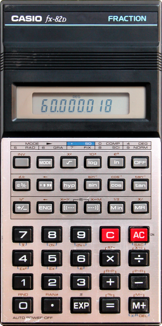 fx-82D Fraction