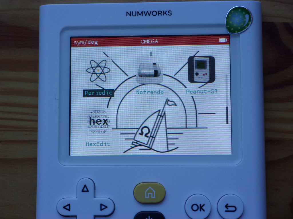 NumWorks Omega 1.23