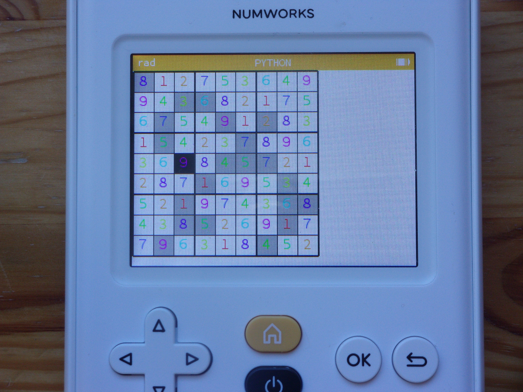 NumWorks + Sudoto