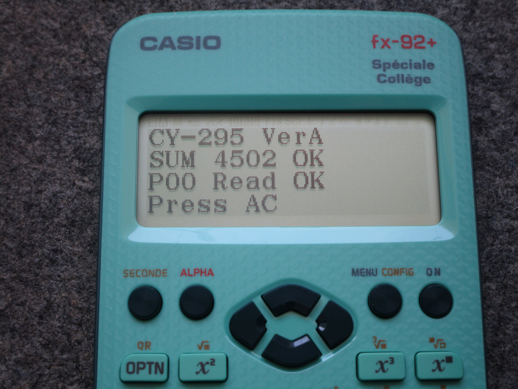 Casio fx-92+ Spéciale Collège