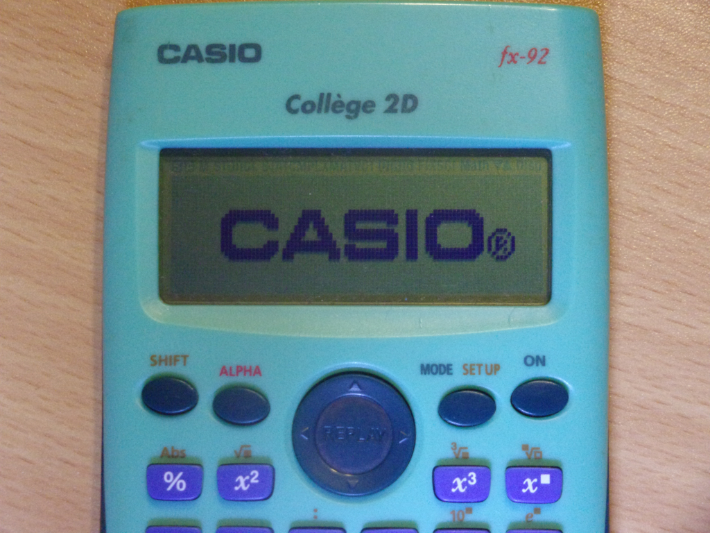 Casio fx-92 Collège 2D