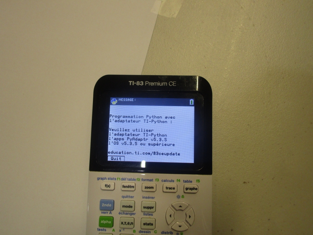 TI-83 Premium CE Edition Python