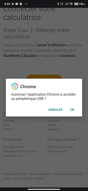 Connectivité android numworks (2)