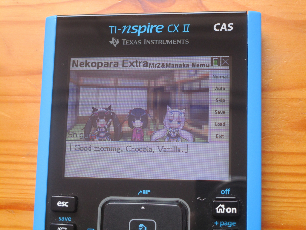 TI-Nspire CX II + Nekopara extra