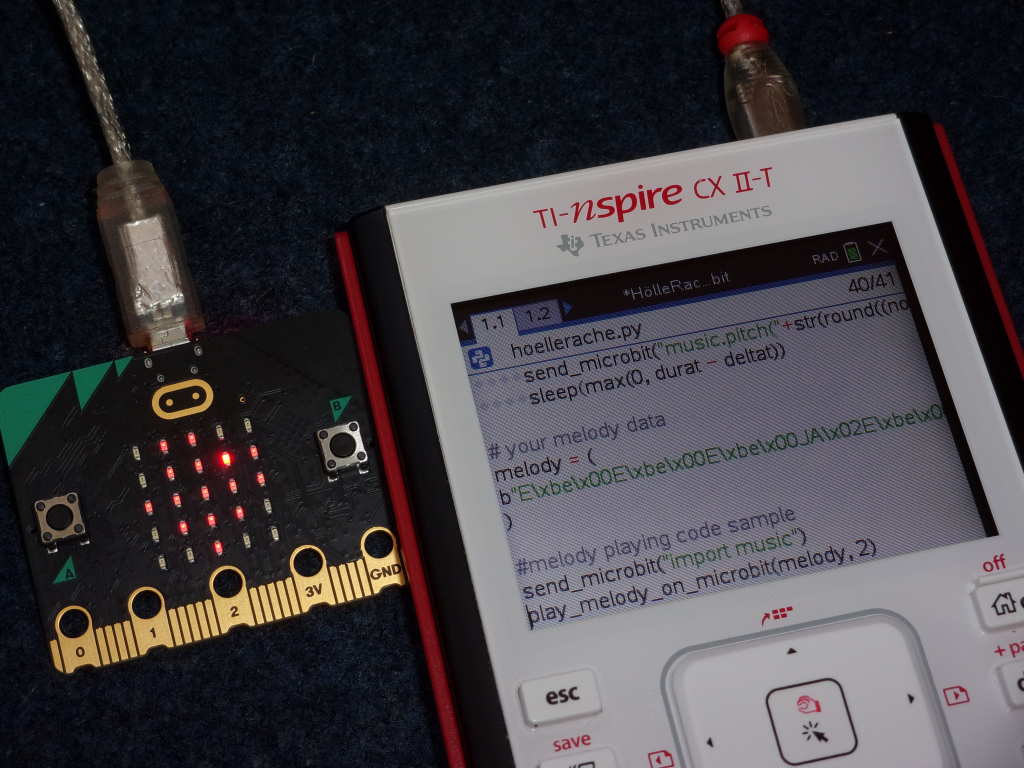 midi2calc : CX II + micro:bit