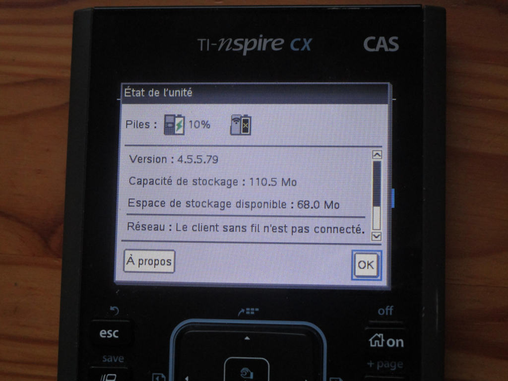 TI-Nspire CX CAS + OS 4.5.5