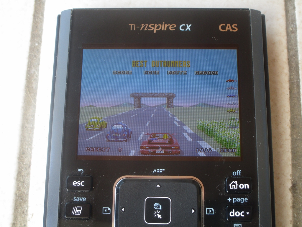 TI-Nspire CX CAS + Outrun