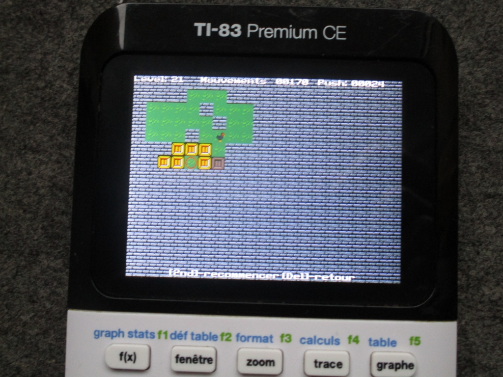 TI-83PCE + Chicken Adventure I