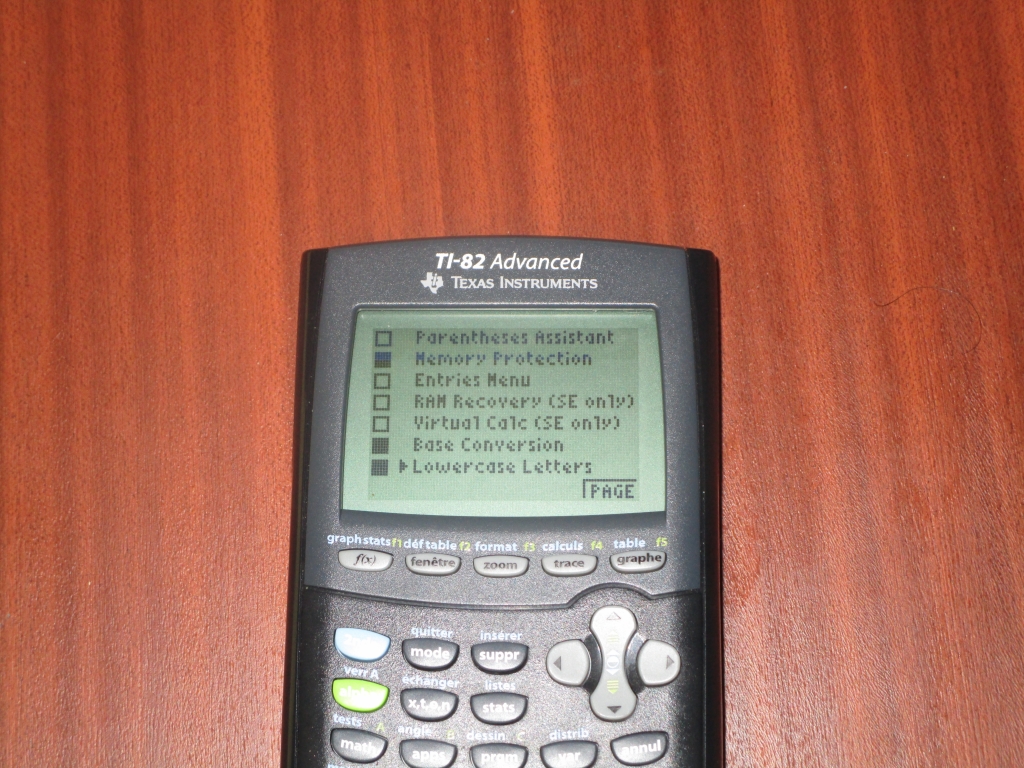 TI-82 Advanced + Omnicalc