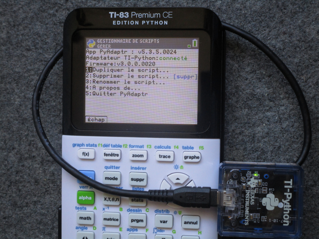 TI-83PCE Ed. Python + TI-Python