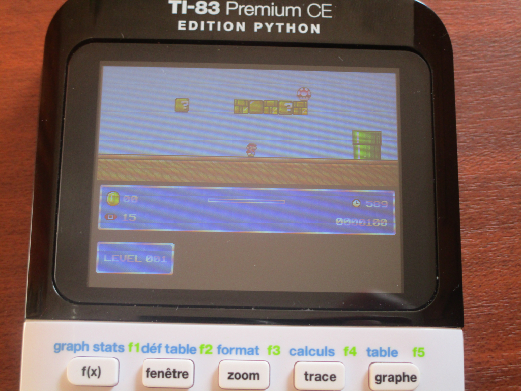 TI-83PCE + Super Mario Bros 1