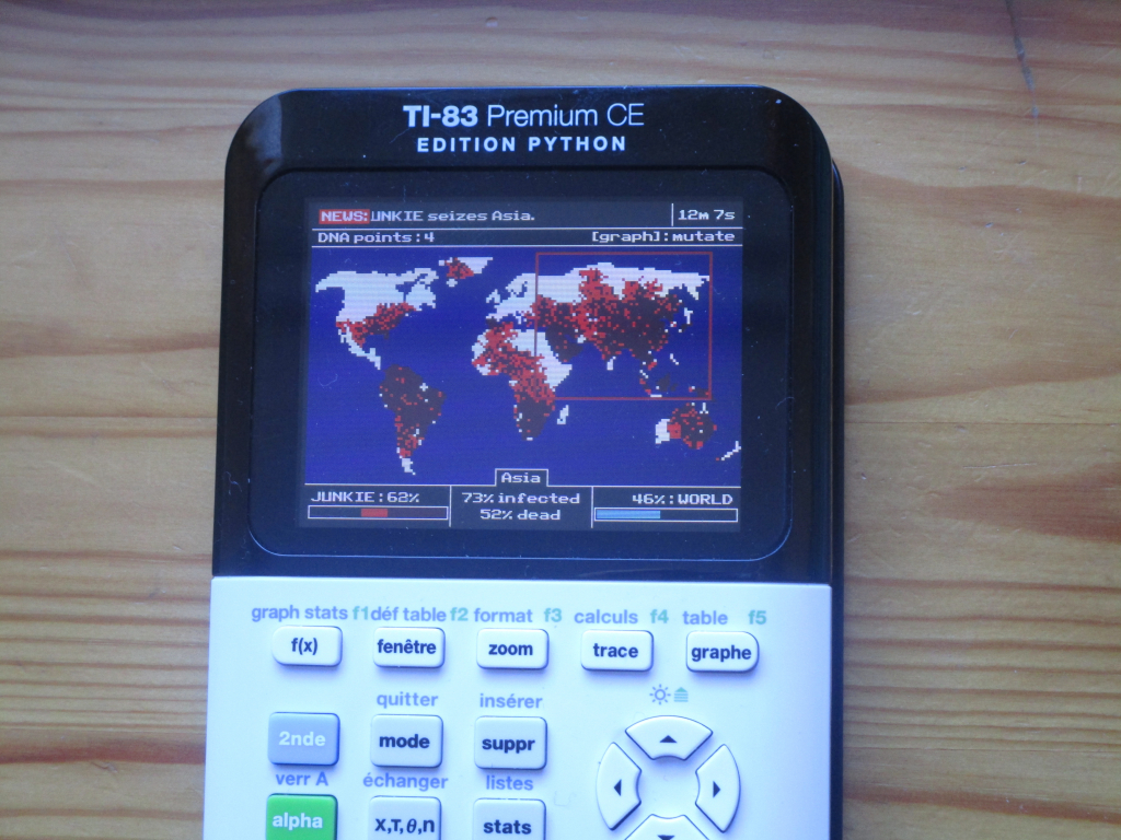 TI-83 Premium CE + Contagion