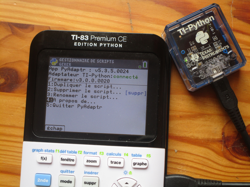 TI-83PCE Python + TI-Python