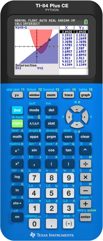 TI-84+CE Python Bionic Blue