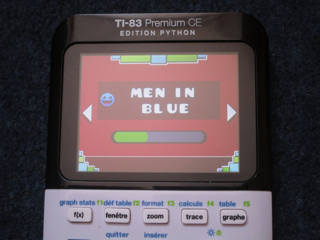 TI-83PCE + G. Dash & Men In Blue