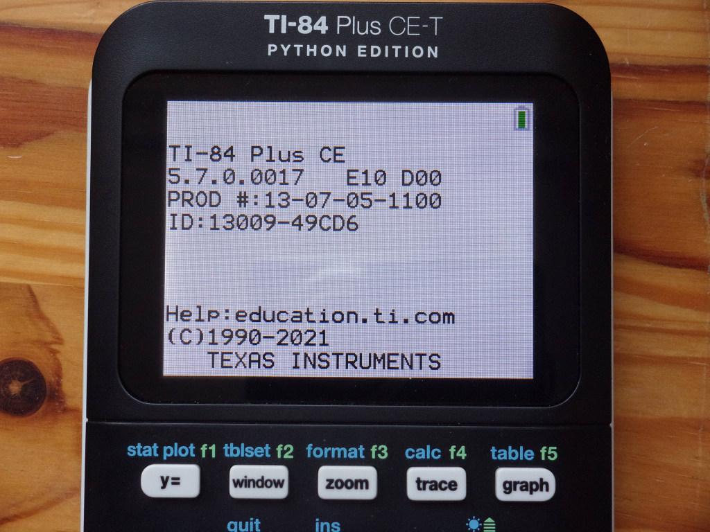 TI-84+CE-T Python malade