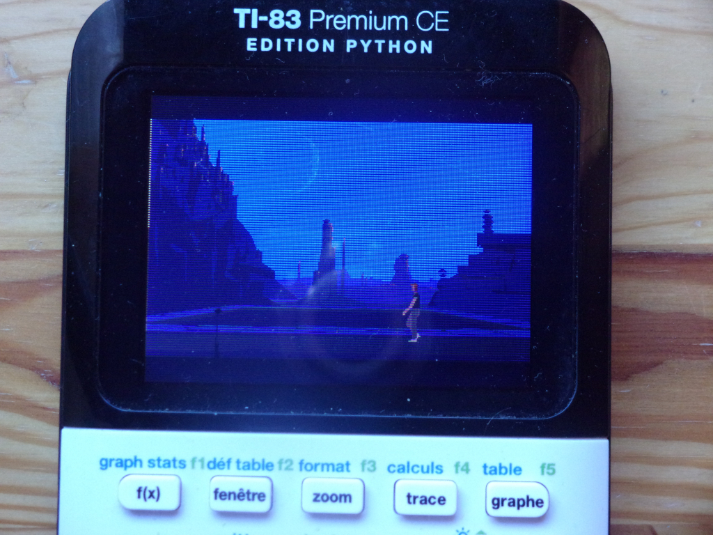 TI-83PCE + Another World CE