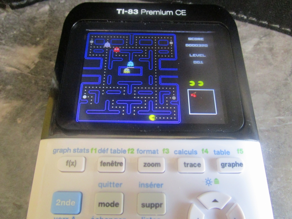 TI-83 Premium CE + Pac-Man