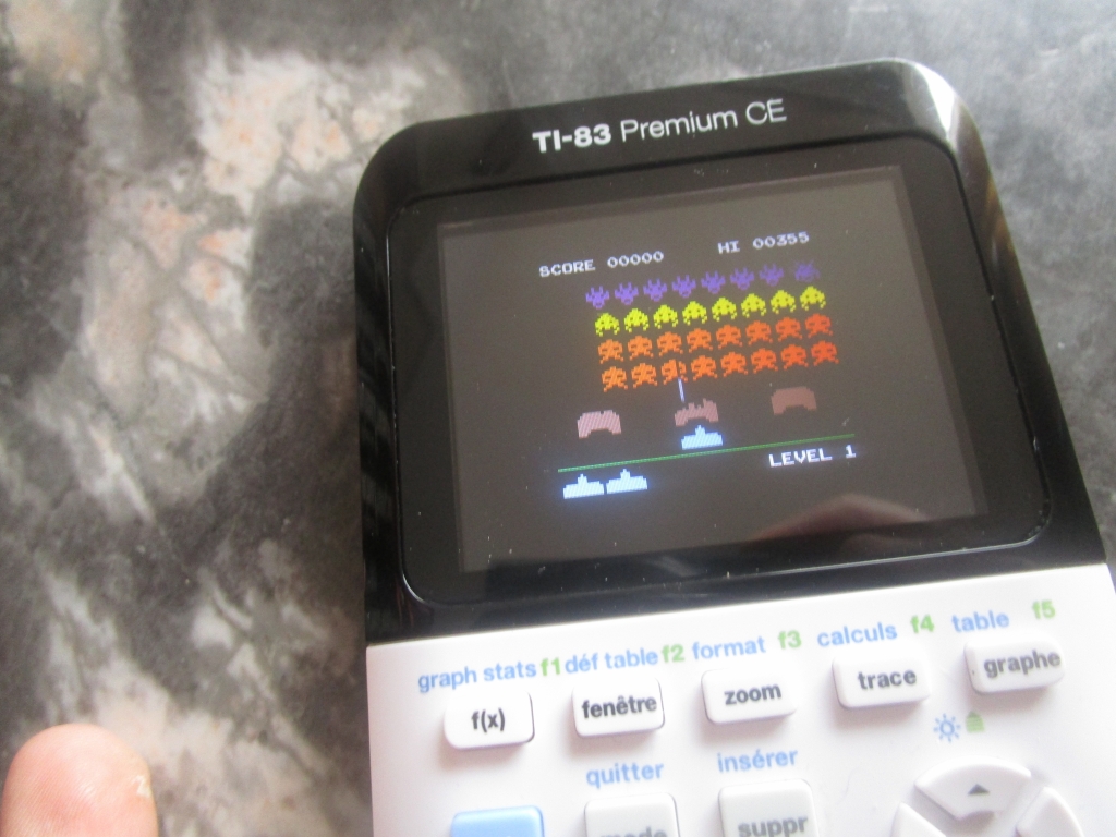 TI-83 Premium CE + Spaze Invader