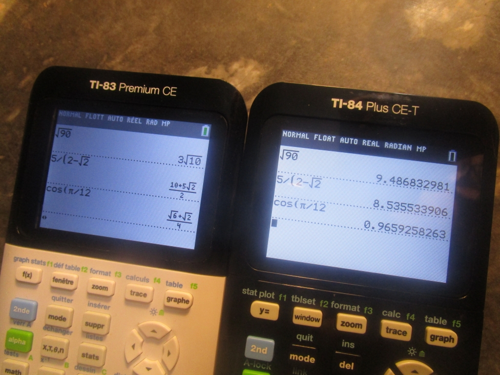 TI-83PCE / TI-84+CE-T