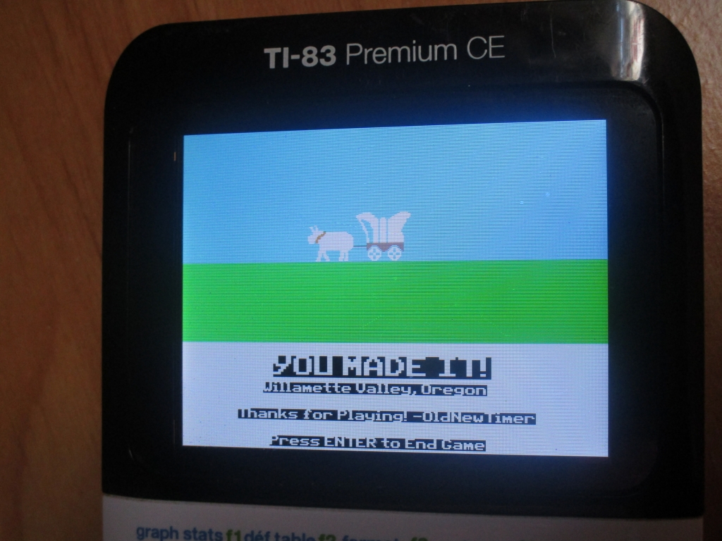 83 Premium CE + Oregon Trail CE