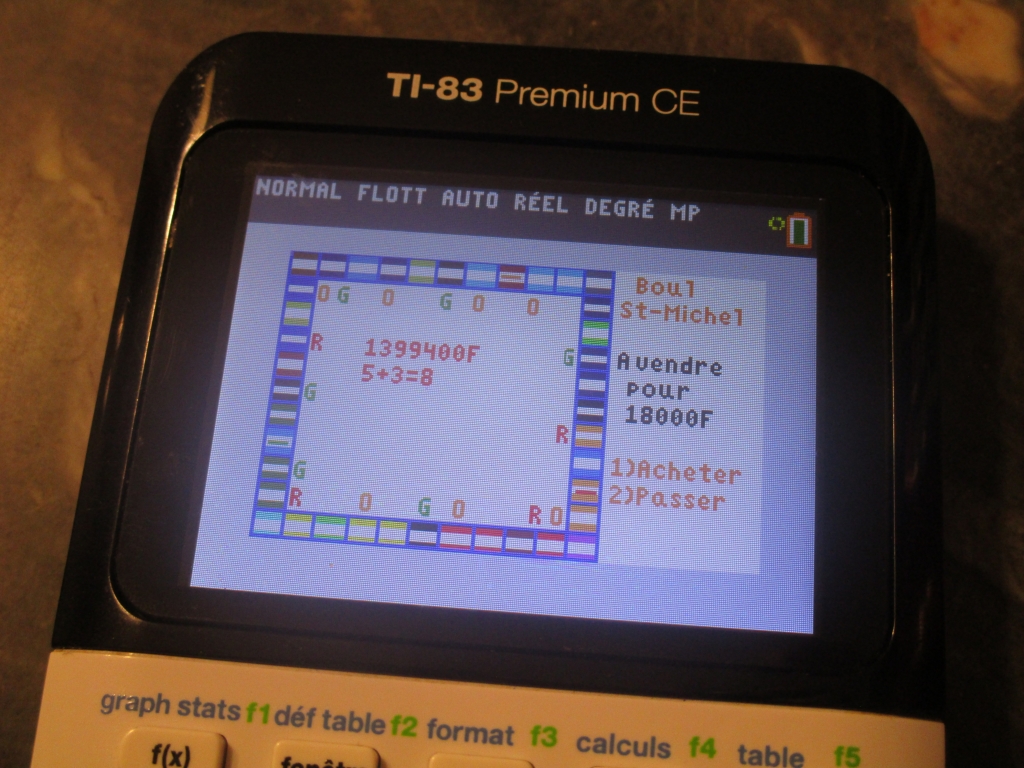 TI-83 Premium CE + Monopoly