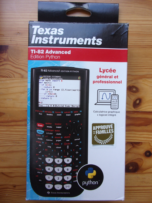 TI-82 Advanced Edition Python