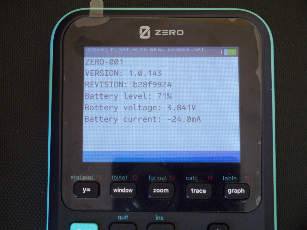 Zero ZGC1 + OS 1.0.143