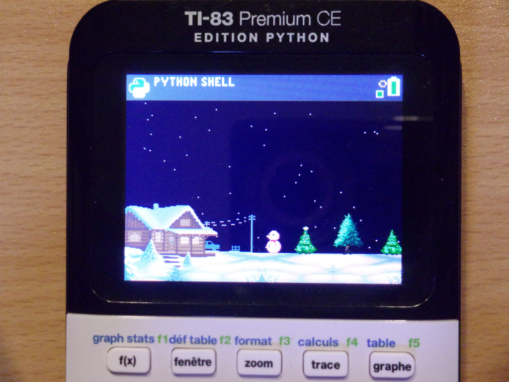 TI-83 Premium CE Python + Noël