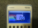Casio Graph 90+E + Nyan Cat