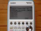 Casio Graph 90+E : QCC heap
