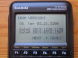 Casio fx-9750GIII + OS 3.21
