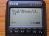 Casio fx-9750GIII + OS 3.40