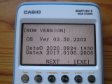 Casio Graph 90+E + OS 3.50