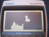 Casio Graph 75+E + Bad Apple