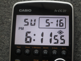 Casio fx-CG20 + G-Clock