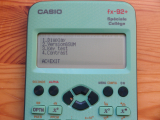 Casio fx-92+ Spéciale Collège