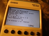 Casio Graph 90+E + Eigenmath