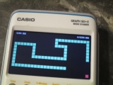 Casio Graph 90+E + Snake