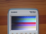 Casio Graph 90+E + mire RGB 565