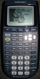 TI-84: bug écran mode français