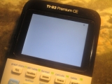 TI-83 Premium CE plantée/bloquée