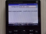 HP Prime + mode examen NL