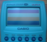 Casio Graph 65 graphique couleur